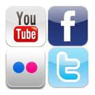 YouTube, Facebook, FlickR & Twitter