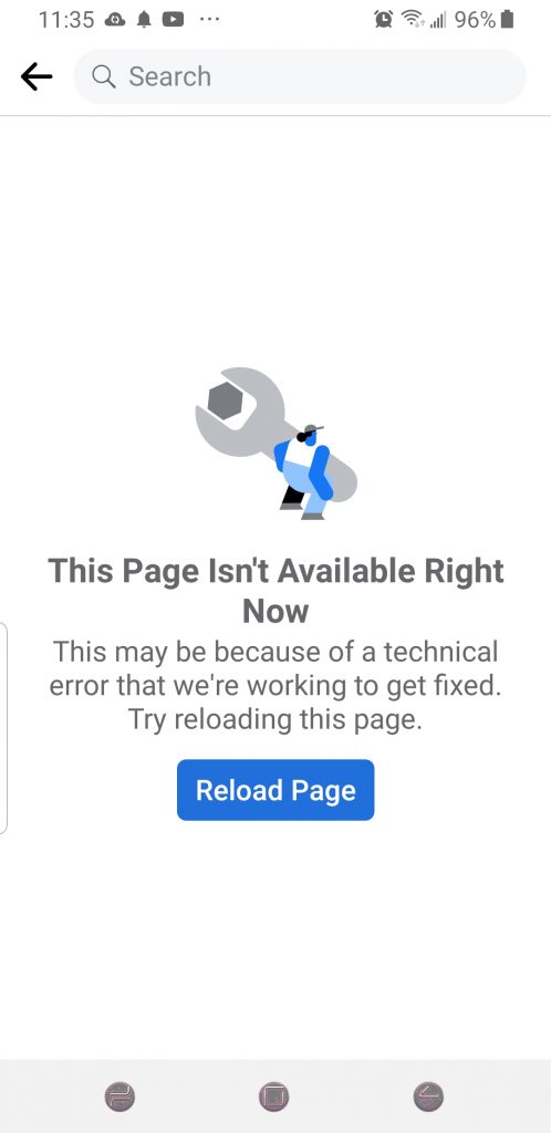 Facebook is Down